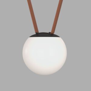 DK5550-BK Cветильник для трека-ремня Belty, серия Orb, со светодиодом, D150*H147мм, 48V DC, 10W, RA90, 120°, 4000K, IP20, белый, акрил